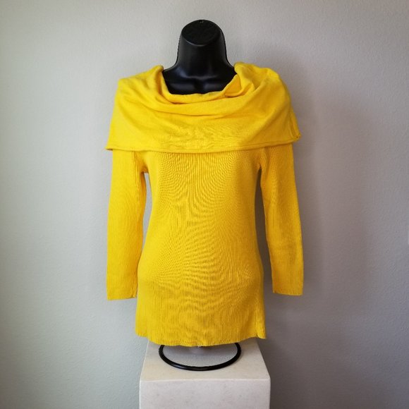 Moda International Ribbed Sweater Cowl Neck M - Picture 7 of 14